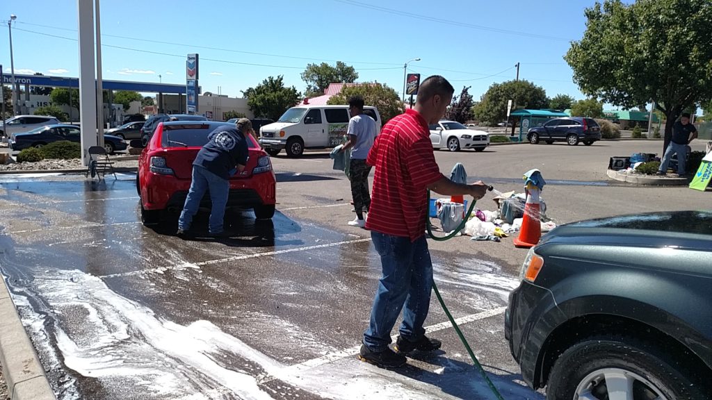 Teen Car Wash At New Heights Baptist Church Of Albuquerque New